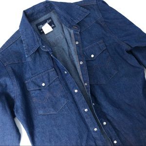 WRANGLER Boys Denim Shirt XL